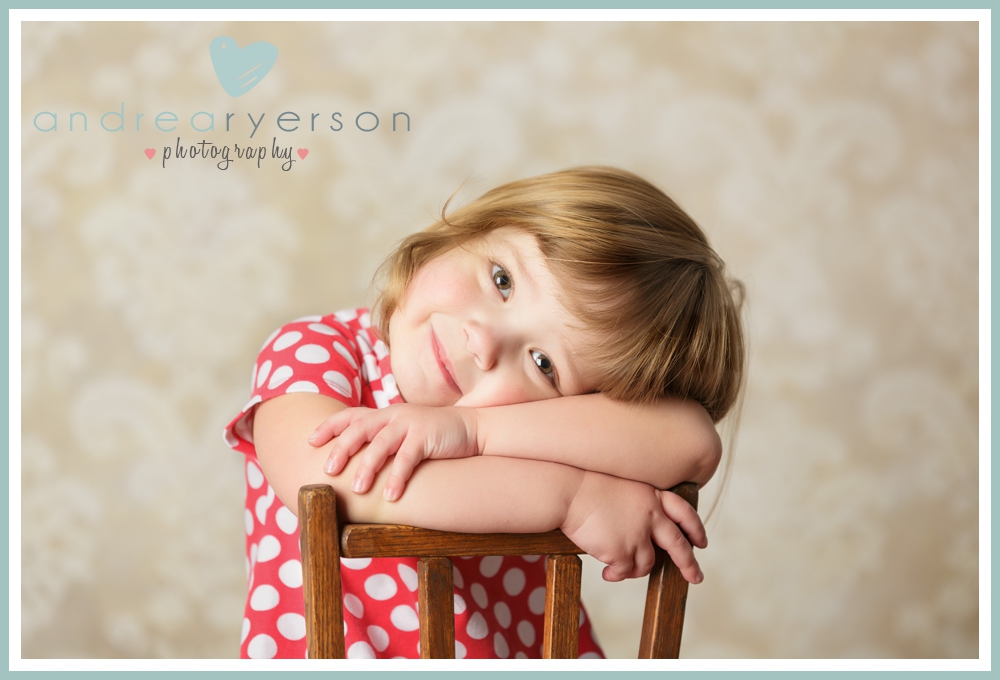 girl resting head on chair