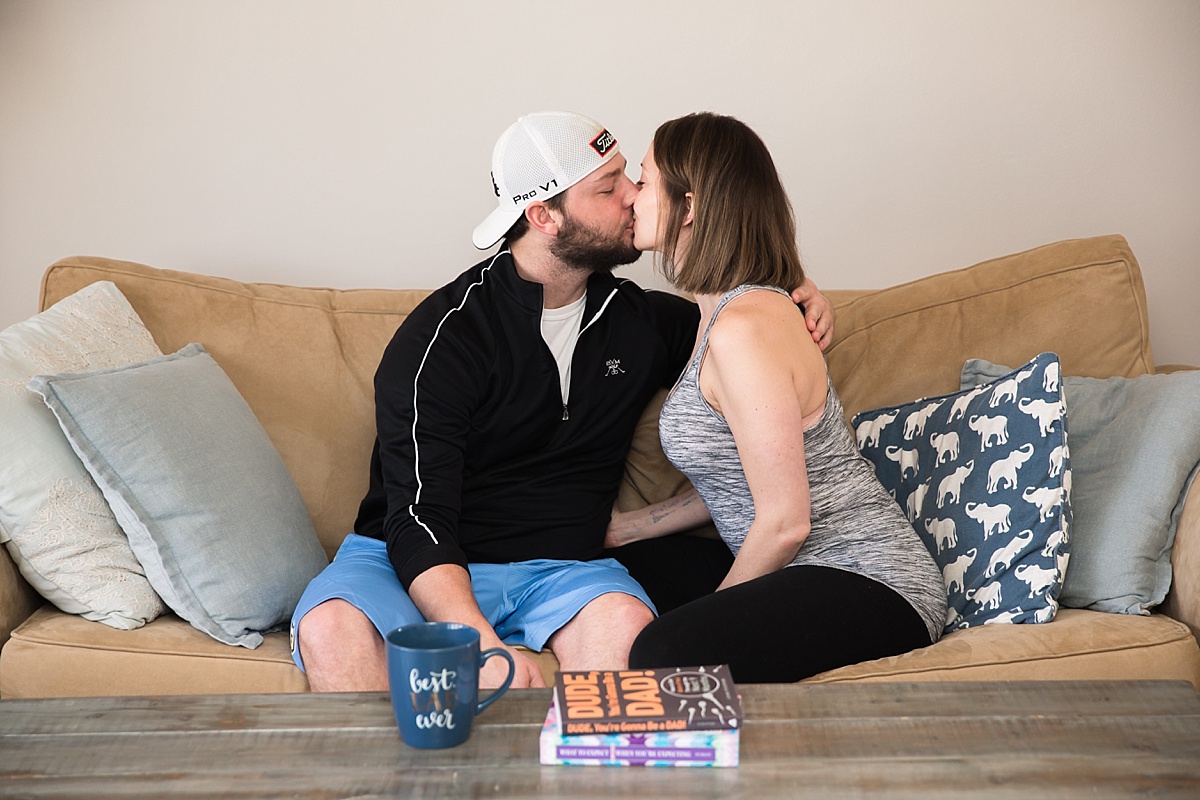 at home pregnancy announcement
