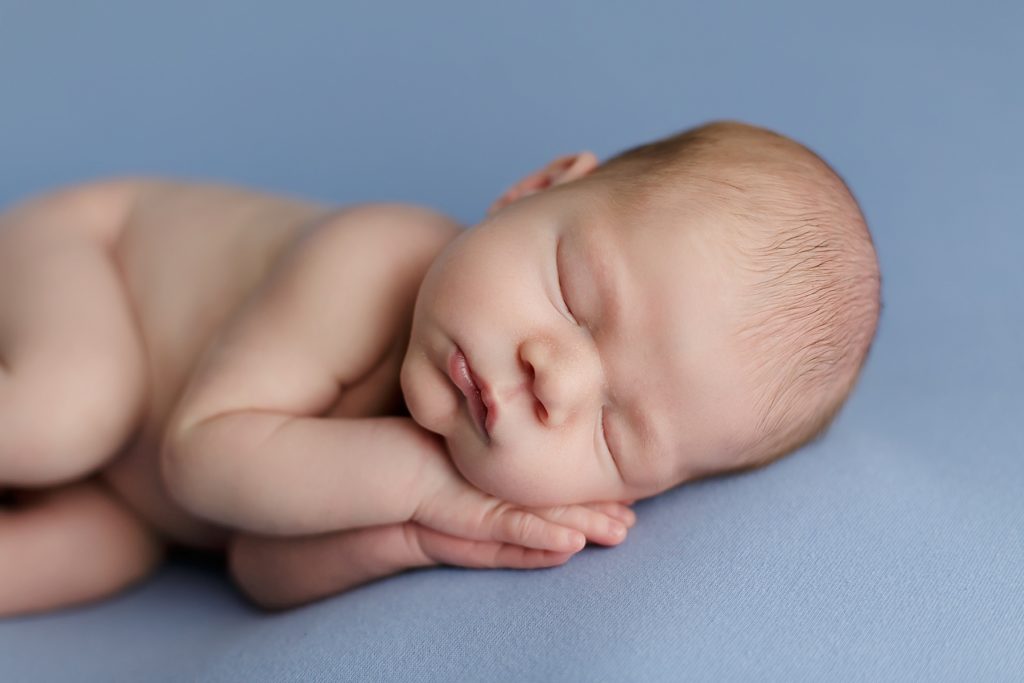 sleepy newborn photography
