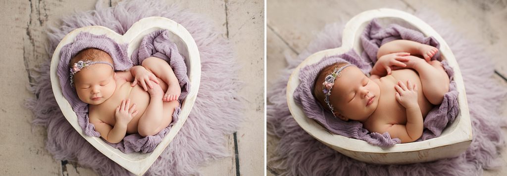 wrapped newborn photography