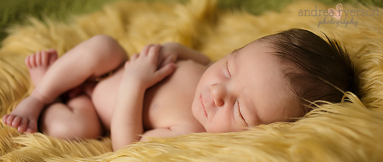 natural newborn photography baby sleeping
