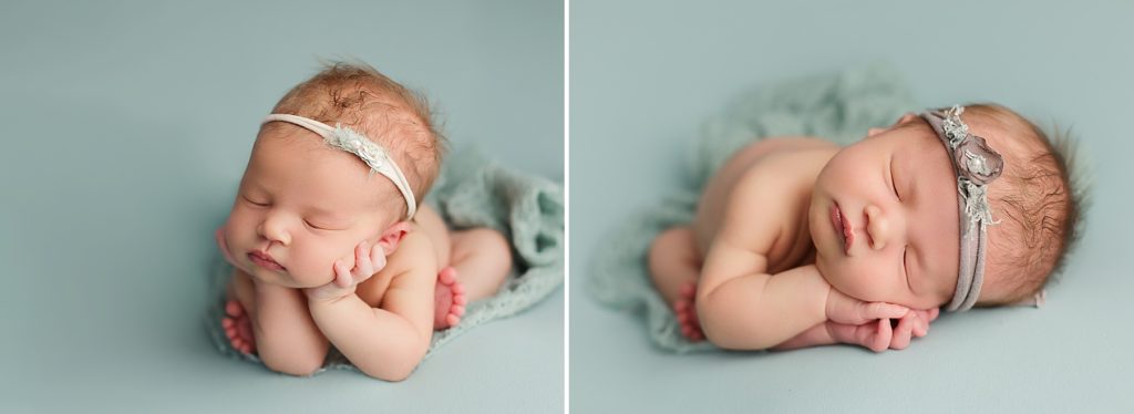 relaxed newborn photos