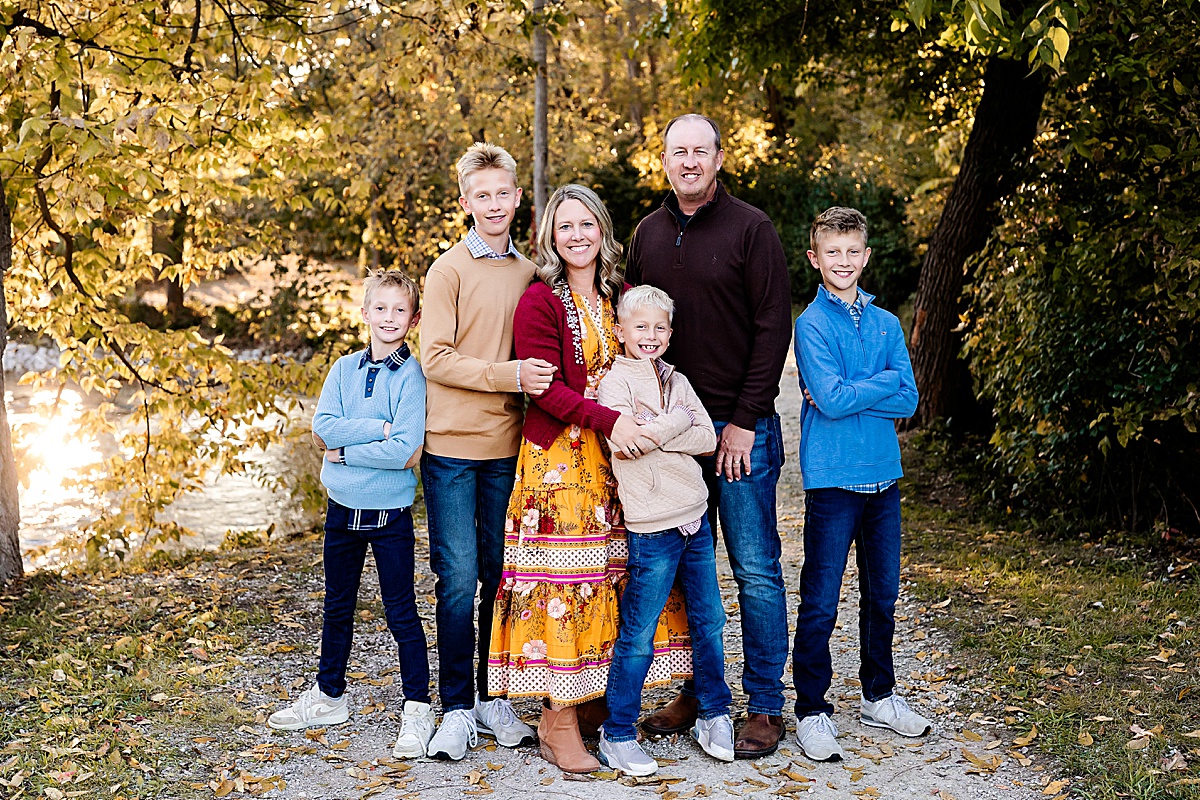 Family Photos in Delafield at the Fish Hatchery